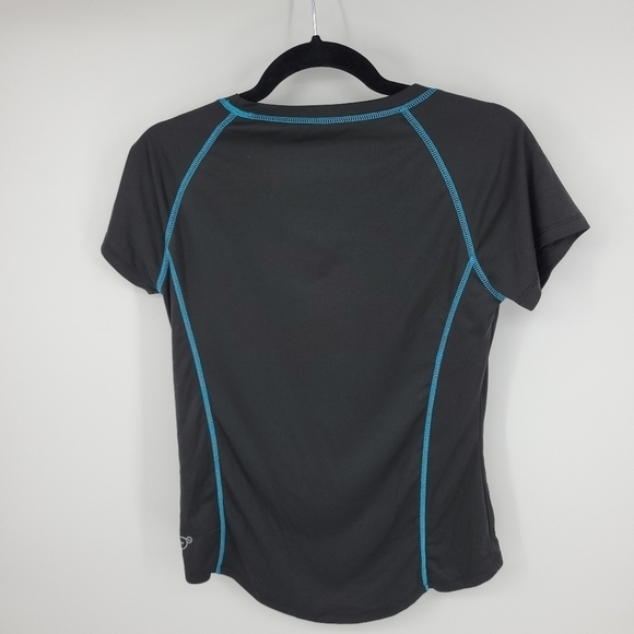 Puma Womens Dry Cell Black With Blue Detail Athletic Shirt Size M - Picture 5 of 11